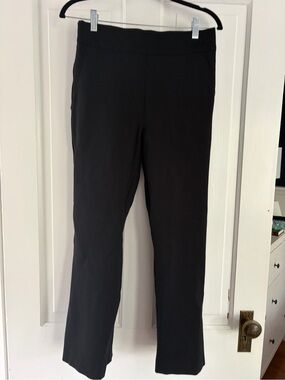 Ponte Kick Flare Pant with Pintuck